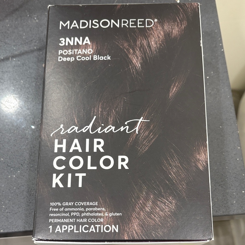 Madison Reed Positano Deep Cool Black Hair Color Kit 3NNA